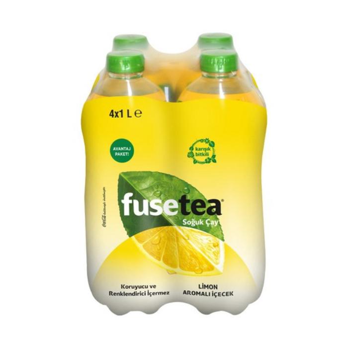 Fuse Tea Limon Soğuk Çay 4x1 lt