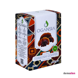Ogansia Reishi Mantarlı Sade Türk Kahvesi 20 x 7 gr