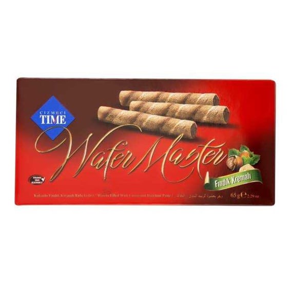 Çizmeci Time Wafer Master Fındık Kremalı Rulo Gofret 75 gr