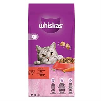 Whiskas Biftekli & Tavuklu Kuru Kedi Maması 14 Kg