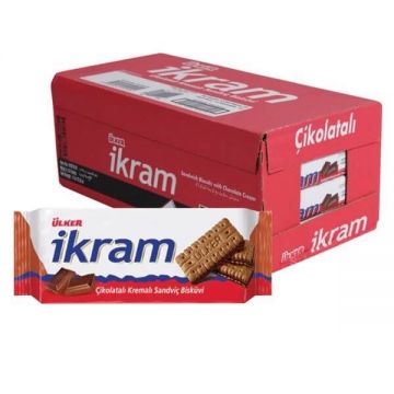 Ülker İkram Çikolatalı Bisküvi 84 Gr x 24 Adet