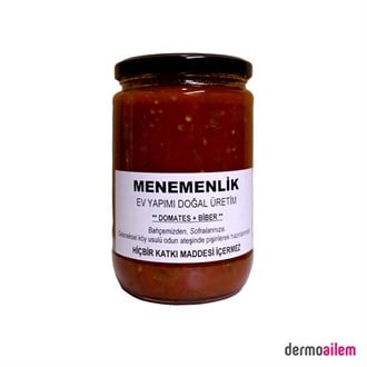 Ev Yapımı Menemenlik (Domates/Biber) 600 Gr