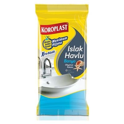 KOROPLAST ISLAK HAVLU 30LU BANYO OKYANUS KOKULU