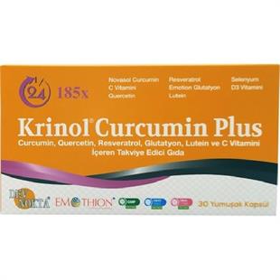 Krinol Curcumin Plus 30 Yumuşak Kapsül