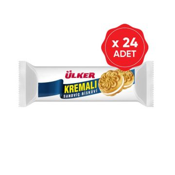 Ülker Kremalı Sandviç Bisküvi 61 Gr x 24 Adet