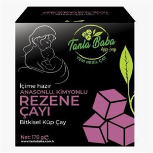 Tanla Baba Anne Çayı Anasonlu Kimyonlu ve Rezeneli Glutensiz Laktozsuz Vegan Bitkisel Küp Çayı 170 gr
