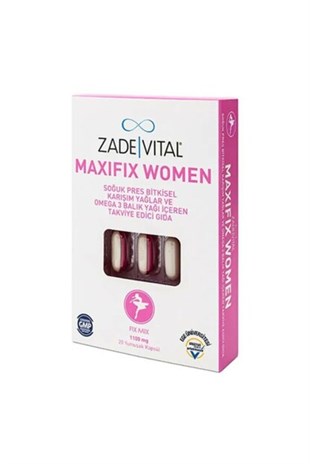 Zade Vital Maxifix Women 20 Kapsül