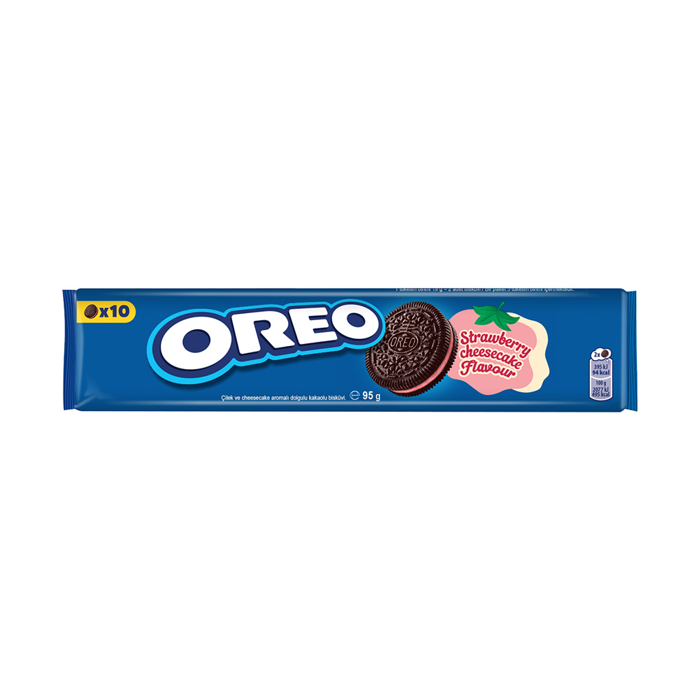 Oreo Bisküvi Çilek ve Cheescake 95 gr