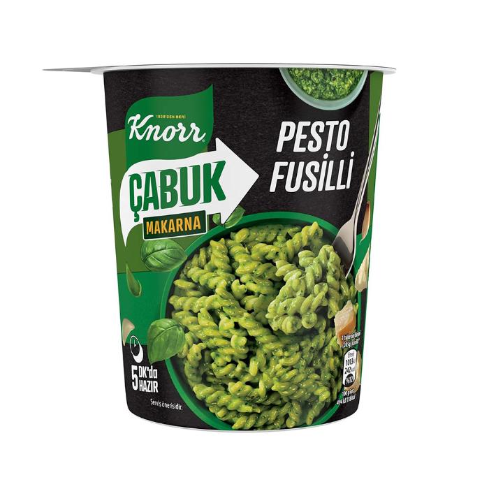 Knorr Çabuk Makarna Pesto Fusilli Bardak 65 Gr
