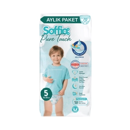 Soffio Pure Touch Junior Çocuk Bezi 70 Adet 12-25 Kg