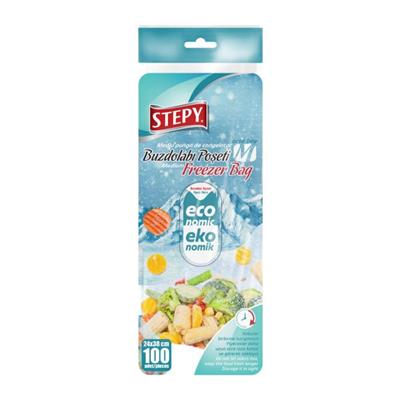 Stepy Buzdolabı Poşeti Orta Boy 100 Adet
