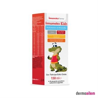 İmuneks Kids Multivitamin ve Mineraller Takviye Edici Gıda 150 ml