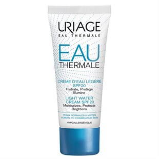Uriage Eau Thermale Light Water Cream Spf20 40 Ml Hafif Su Bazli Nemlendirici Krem