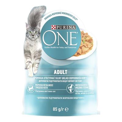 Purina One Pouch Yaş Kedi Maması Tavuklu 85 gr