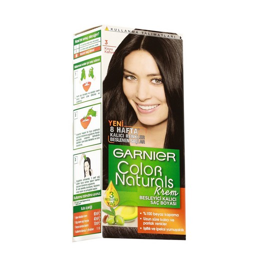 Garnier Color Naturals Saç Boyası Koyu Kahve No 3