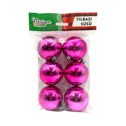 Leva Parlak Top 6 Cm 6'lı