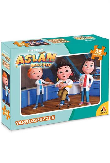 TRT Çocuk Aslan Buluşçu 35'li Puzzle Yapboz