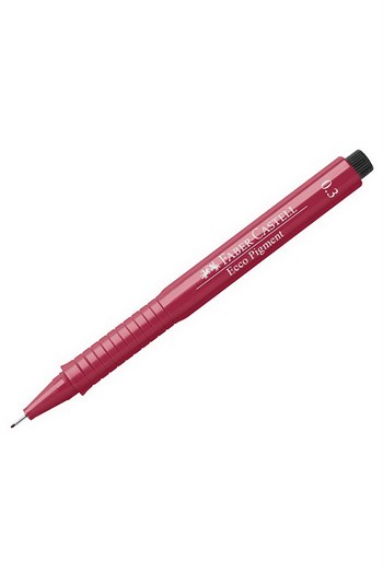 Faber-Castell Ecco Pigment Çizim Kalemi 03 MM Kırmızı 1663210-5130