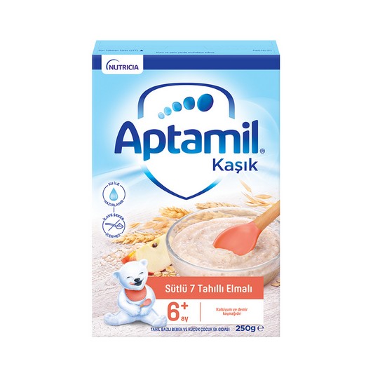 Aptamil Sütlü 7 Tahıllı Elmalı 250 gr