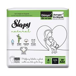 Sleepy Natural Bebek Bezi Maxi No:4 20 Adet 7-14 kg