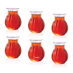 Borosilikat Çay Bardağı 6'lı