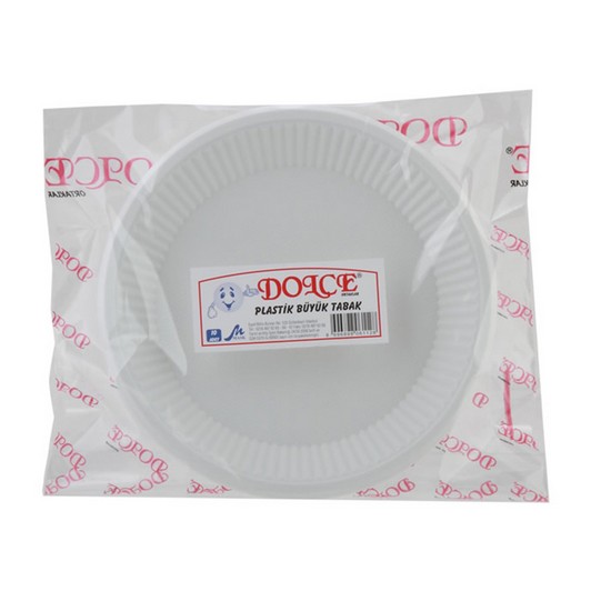 Dolce Plastik Orta Tabak 10'lu 
