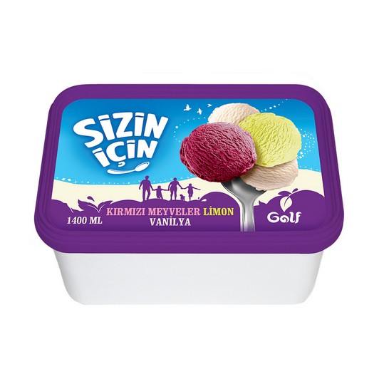 Golf Sizin İçin Limon - Kırmızı Meyveler - Vanilya 1400 ml