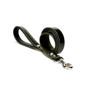 Doggie Deri Sevk Tasması 2x140cm Siyah