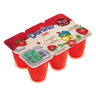 Danone Danino Çilekli 6'lı 210g