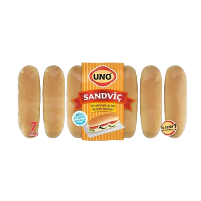UNO ANADOLU SANDVİÇ EKMEĞİ 7 Lİ 455 G