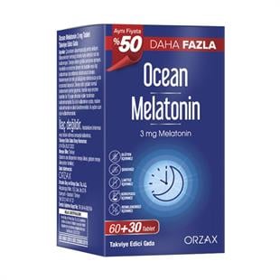 Ocean Melatonin 3 mg 60+30 Tablet - %50 Daha Fazla