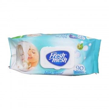Fresh Mesh Kapaklı Islak Mendil 90 Yaprak