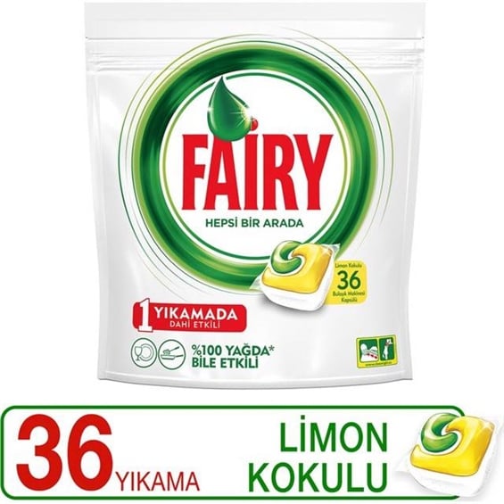 Fairy H1A Bulaşık Kapsül 36'lı