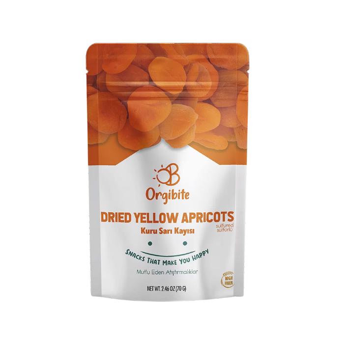Orgibite Kuru Sarı Kayısı 70 gr