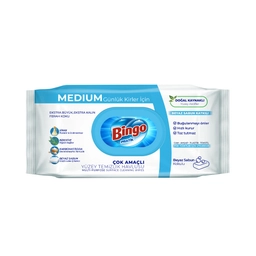 Bingo Yüzey Temizlik Havlusu Beyaz Sabun 96'lı