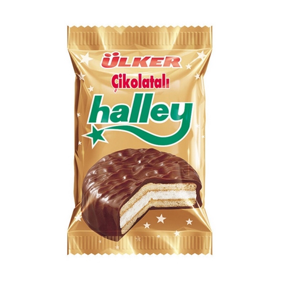 Ülker Halley Çikolatalı Bisküvi 30 Gr