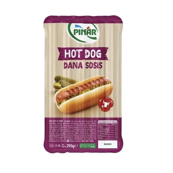 Pınar Sosis Dana Hot Dog 295 gr