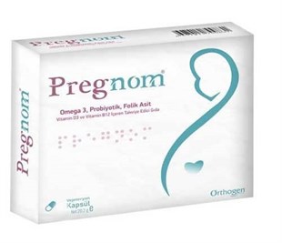 Pregnom Omega 3 Folic Asit 30 Kapsül