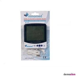 Nimo Dijital İç Nem & Sıcaklık /Dış Sıcaklık Ölçer SH-109