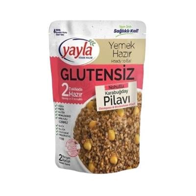 YAYLA HAZIR YEMEK 250gr GLUTENSIZ NOHUTLU KARABUGDAY P.