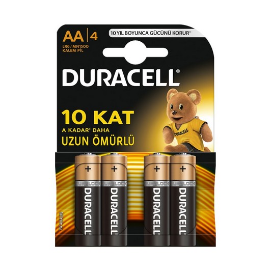 Duracell AA Kalem 4'lü