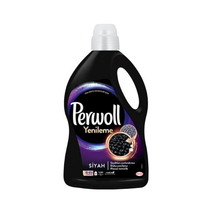 Perwoll Hassas Bakım Sıvı Çamaşır Deterjanı 2.97 lt (54 Yıkama) Siyah