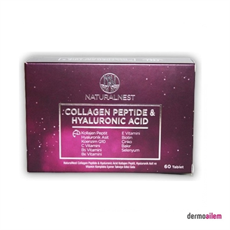 Naturalnest Collagen Peptide & Hyaluronic Acid 60 Tablet