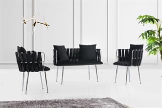 Karataş CC-2242 Çınar Çay Seti BF-15/Krom Ayak