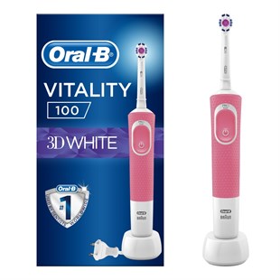 Oral-B Vitality 100 3D White Quadrant Timer Şarjlı Diş Fırçası