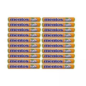 Mentos Stick Fanta Şeker 37.5 Gr x 20 Adet