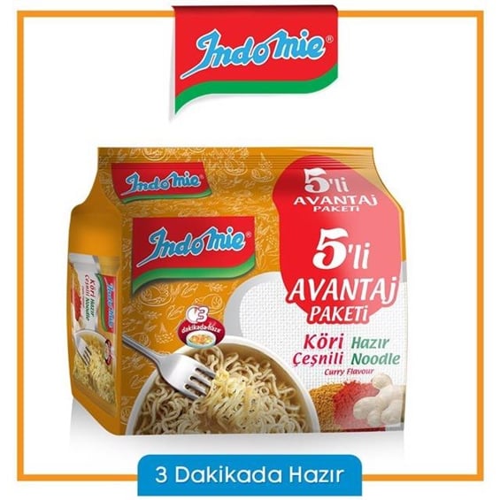 İndomie Körili Noodle 75 gr 5'li