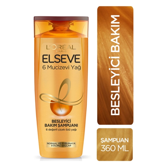 Elseve 6 Mucizevi Yağ Besleyici Bakım Şampuanı 360 ml
