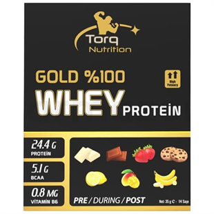 Torq Nutrition Gold Whey Protein 35 gr x 14 Saşe - Çikolata
