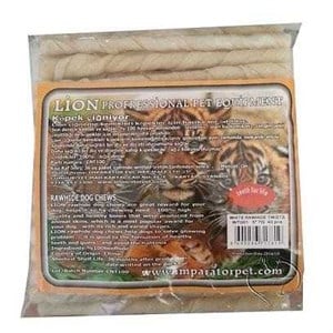 LionPets Natural Burgulu Çubuk Kemik 5-6 Gr 50 li Paket